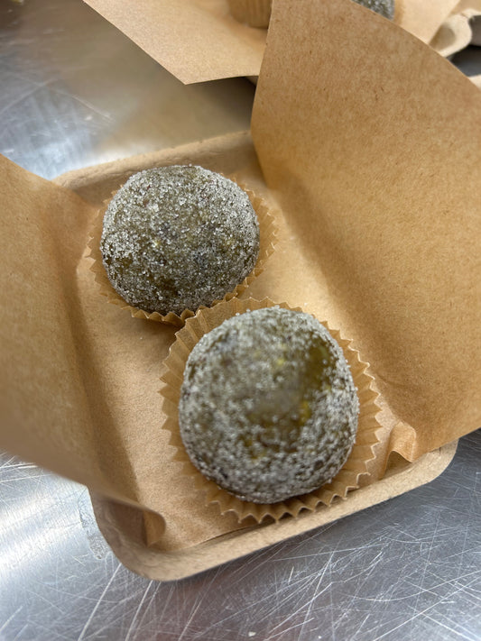 Matcha-Mint Cookie Balls